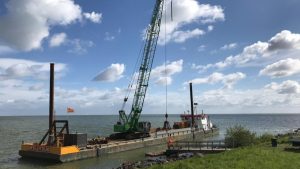 Nieuwe drijvende recreatiesteiger Oude Zeug