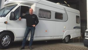 Koelewijn Autoschade gaat voor caravan