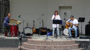 Niet veel publiek in Muziektuin
