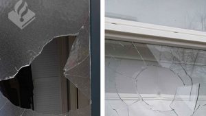 Ruiten ingegooid Alie Postmastraat