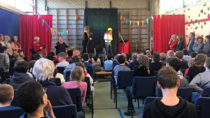 Onthulling kunst Burgemeester De Wildeschool