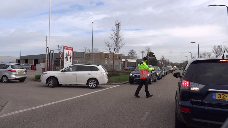 Topdrukte bij Afvalscheidingsstation