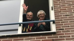 Toch nog beetje feest voor diamanten paar