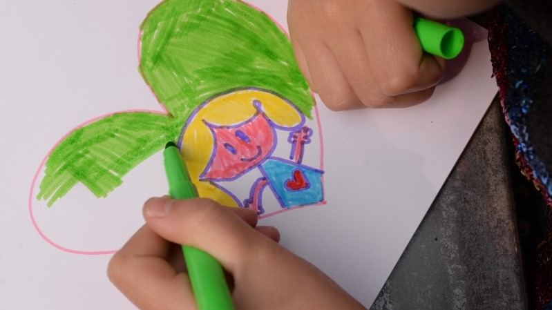 Mooie tekeningen voor mensen in isolatie