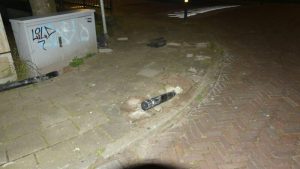 Dronken bestuurder verlaat plaats ongeval