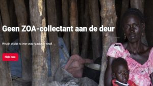 ZOA Collecte alleen online