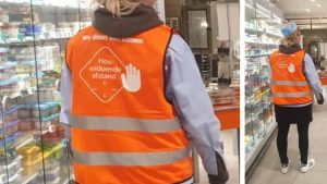 Hesjes voor vakkenvullers AH Callantsoog