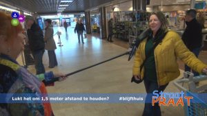 1,5 meter, lukt dat in de supermarkt?