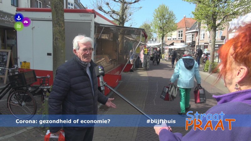 Straatpraat: gezondheid of economie