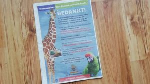 Mooi gebaar van Blanckendaell Park