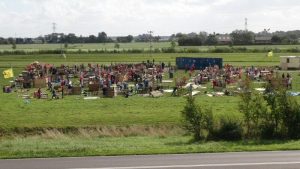 Geen hutten bouwen