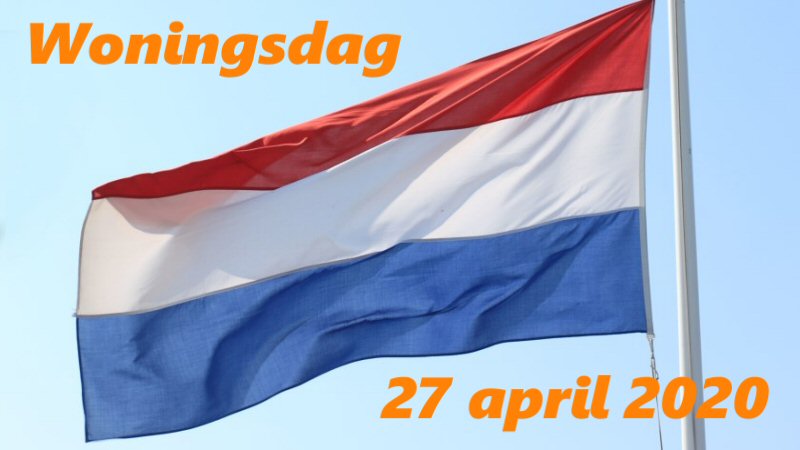 Koningsdag wordt Woningsdag 2020