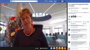 Vragen aan burgemeester via Facebook