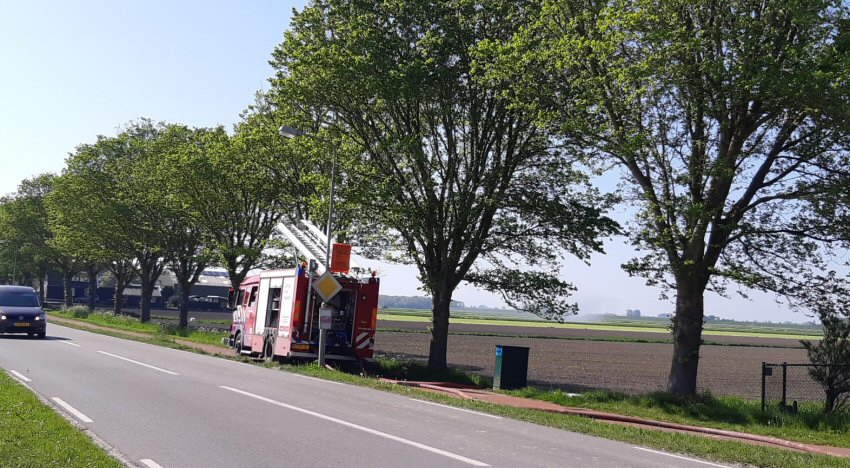 Brand in stacaravan Wieringerwaard (Update)