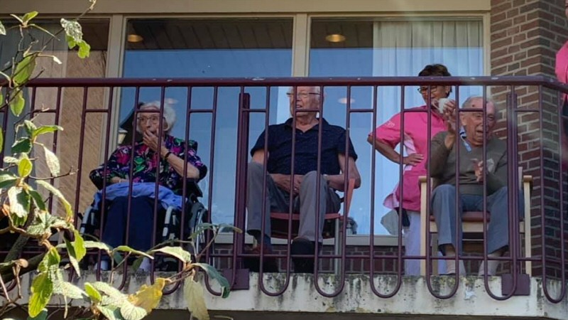 Lekker bewegen op het balkon