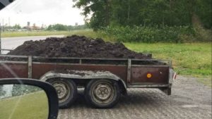 Boete voor rijden met losse lading