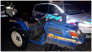 Tractordief op heterdaad betrapt