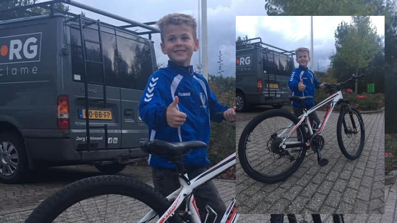 Kay heeft zijn fiets terug