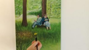 Inktpotjes en schilderijen in Tuitjenhorn