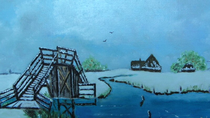 Johan Scheffer exposeert in bieb Schagen