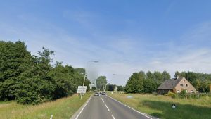 Super asfalt op N240 bij Wieringerwerf