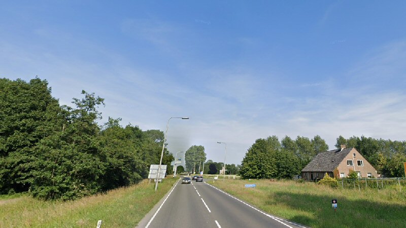 Super asfalt op N240 bij Wieringerwerf
