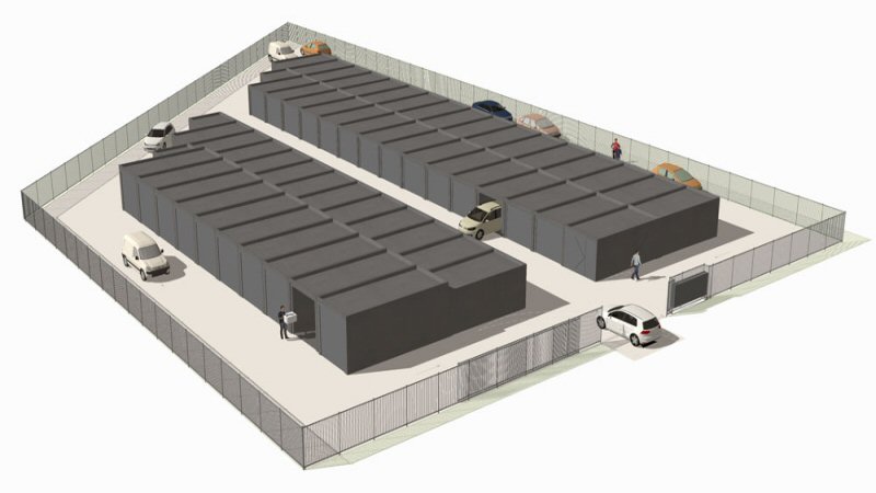 Nog meer garageboxen op De Lus