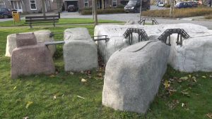 Beeld ‘Het Postenpad’ in slechte staat