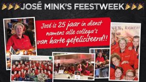 José al 25 jaar bij Klaver
