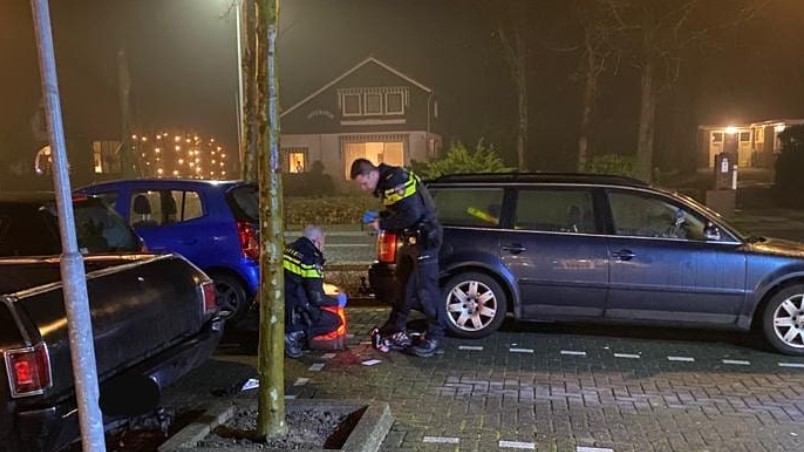 Vluchtende dief snijdt zichzelf in arm