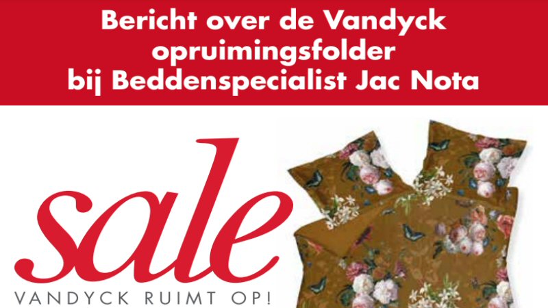 Foutje: folder Nota te vroeg verspreid