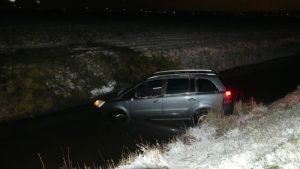 Auto te water in Sint Maarten