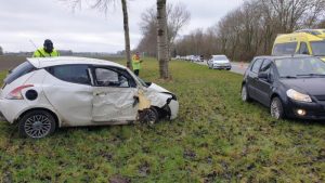Vrouw zwaargewond bij ongeval in Dirkshorn