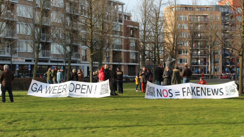 Demonstratie in Den Helder