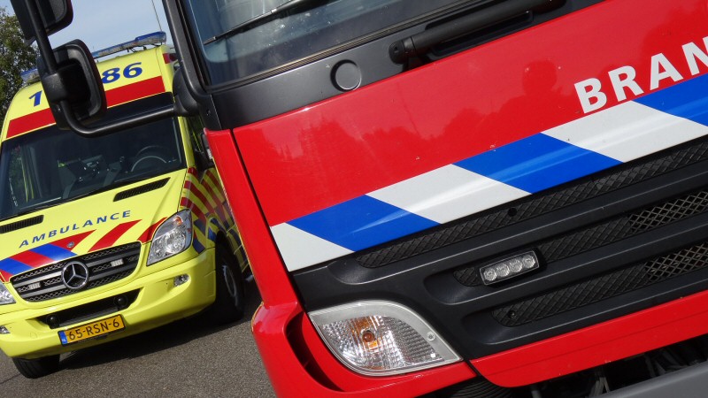 Brand in woning in Winkel