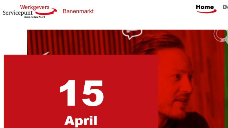 Tweede online banenmarkt op 15 april