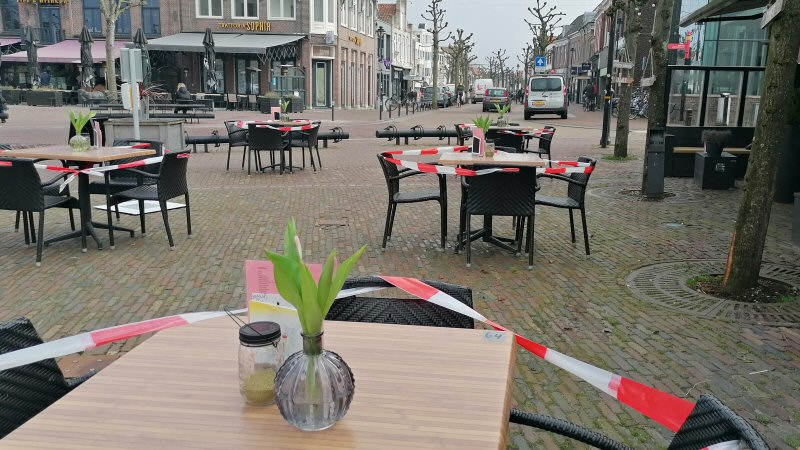 Horeca Schagen zet terrassen buiten