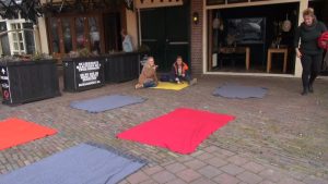 Geen terras, wel picknick