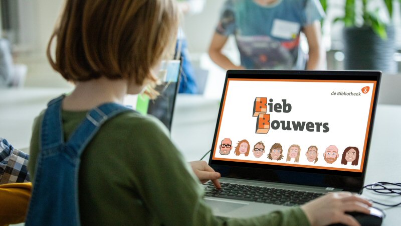 Minecraftchallenge van de bibliotheek
