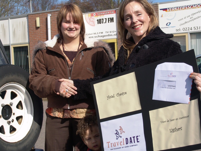 Derde prijs Stickeractie Schagen FM