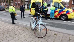 Fietsster gewond na aanrijding
