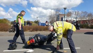 Scooterrijder gewond geraakt in Den Helder