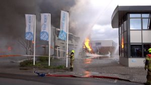 Grote brand in Broek op Langedijk (Update)