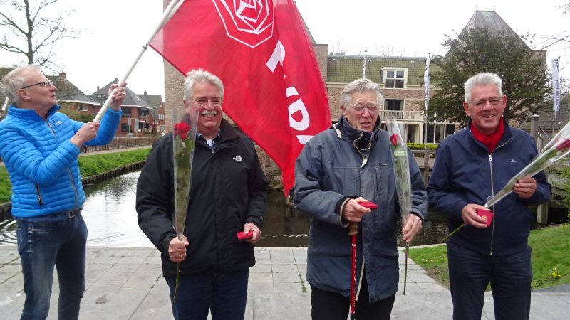 PvdA jubilarissen Schagen in het zonnetje gezet