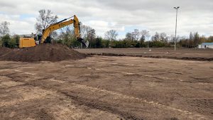 Werkzaamheden sportcarrousel gestart