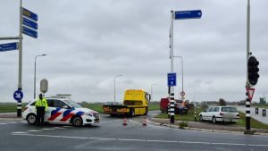 Kopstaartbotsing op N248 bij Schagerbrug
