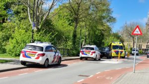 Meisje na aanrijding met schrik vrij