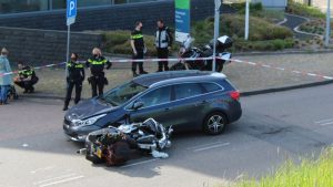 Motorrijder gewond bij botsing in Den Helder
