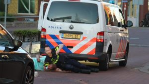 Aangehouden voor beledigen agent