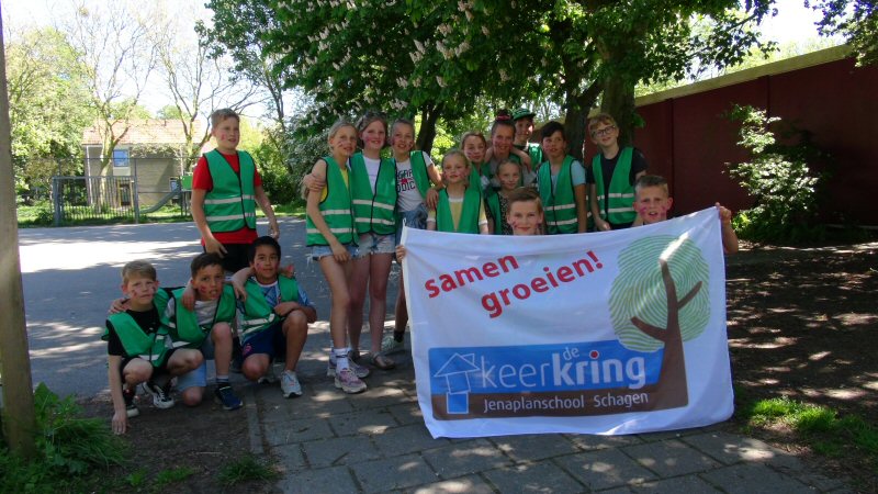 Leerlingen Keerkring lopen alternatieve 4daagse